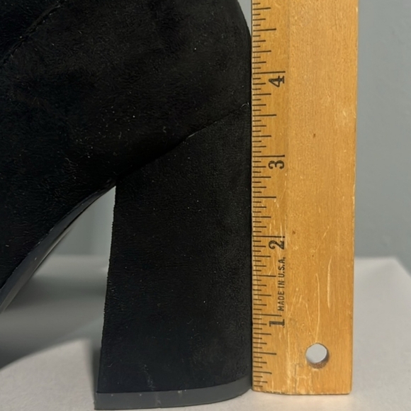 Steve Madden TAVA Black OTK Boots Over Knee Suede 6M NEW - Picture 13 of 15